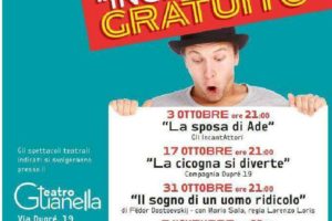 RASSEGNA TEATRALE 2019 “INGRESSO GRATUITO”