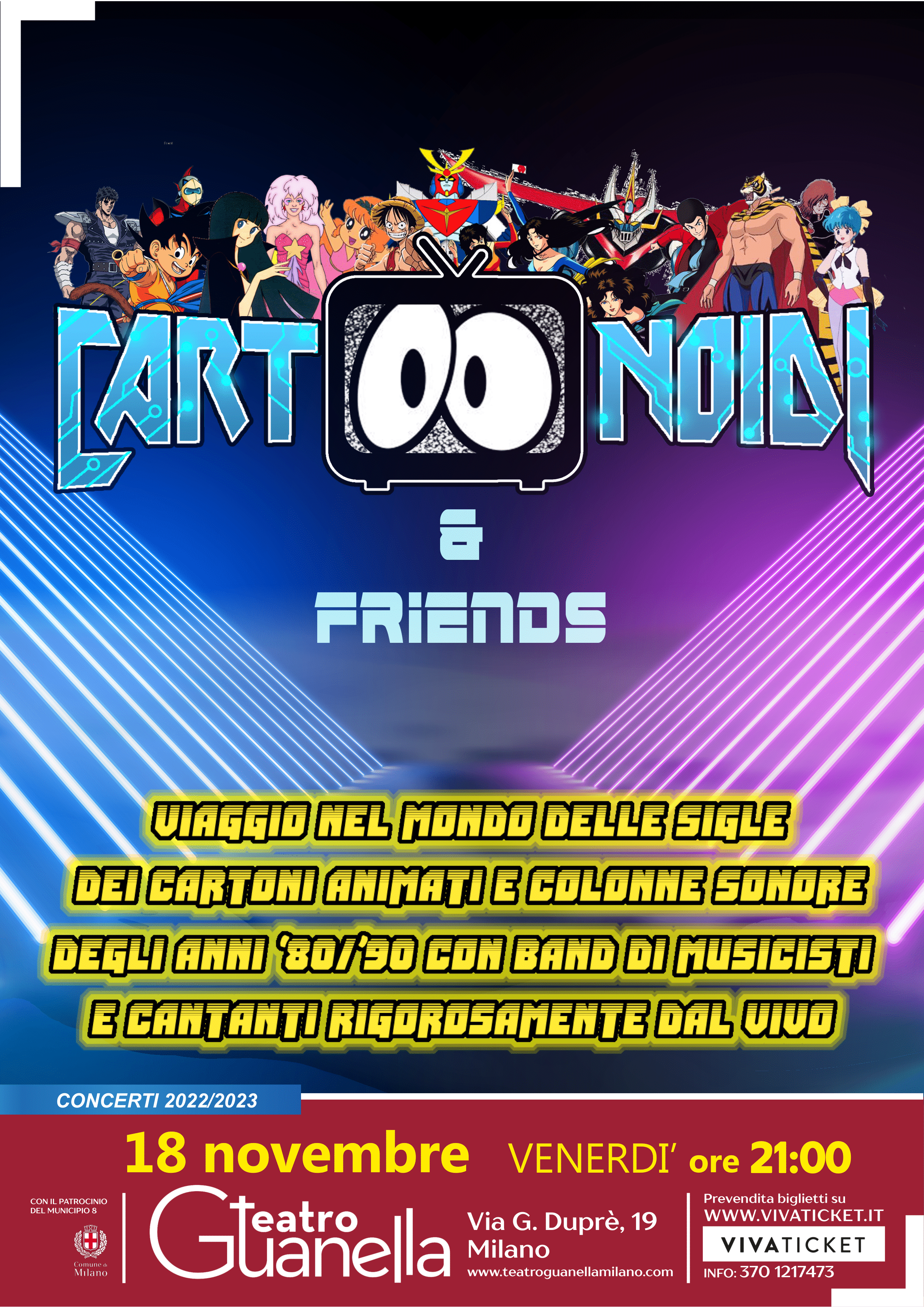 TRIBUTO A CARTONI E FILM ANNI ’80-’90 – Cartoonoidi & Friends